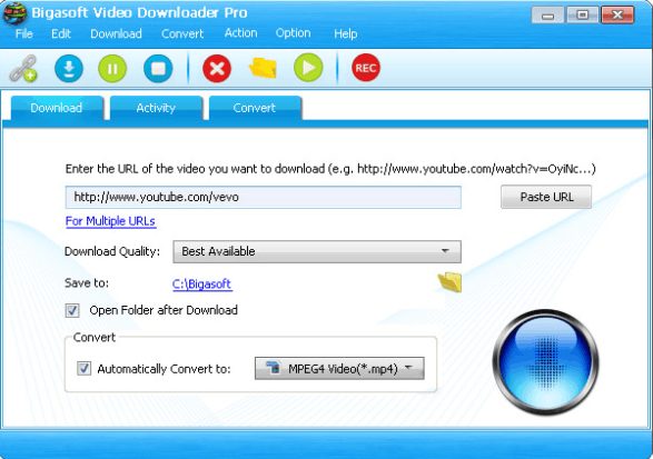 Bigasoft Video Downloader Pro 3.15 free download