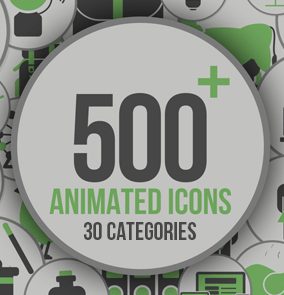 VideoHive Animated Icons 500 