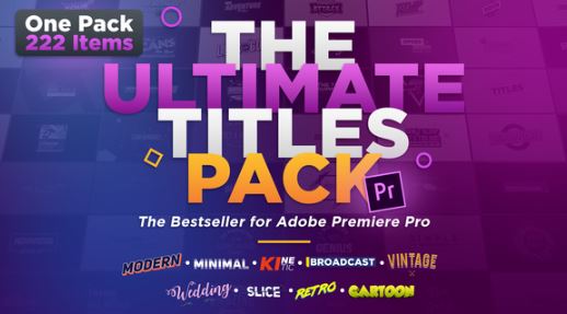 VideoHive The Ultimate Titles Pack