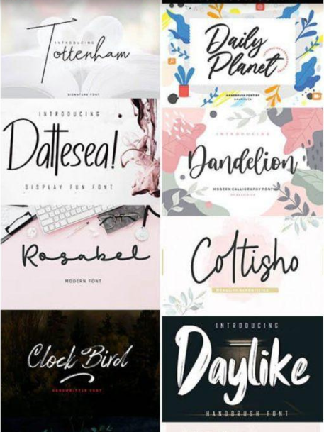 Creative Fonts Pack [June-2020] 23 Fonts Free Download