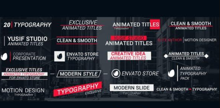 Videohive Title Animation