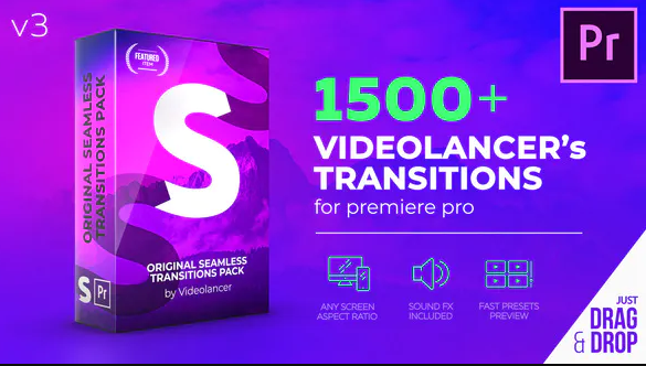 Videolancer’s Transitions for Premiere Pro Original Seamless Transitions