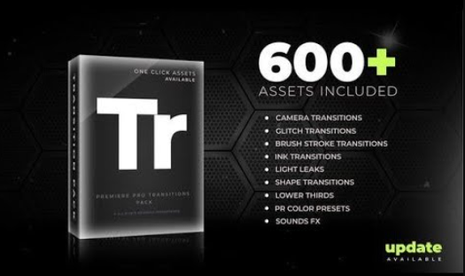 Videohive 600+ Pack Transitions Light Leaks Color Presets Sound FX