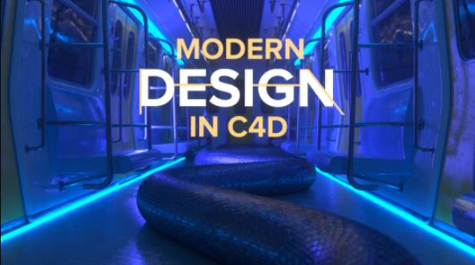 Motion Design School Modern Design in Cinema 4D