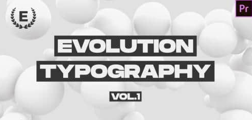 Premiere Pro Videohive Evolution Typography Media 30203514 Free Download