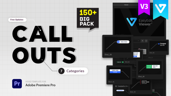 Videohive Big Pack Call-Outs V3 Free Download