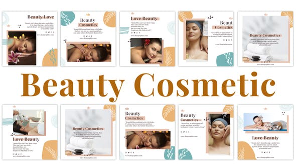 Videohive Beauty Cosmetic Instagram Post 33616114 Free Download