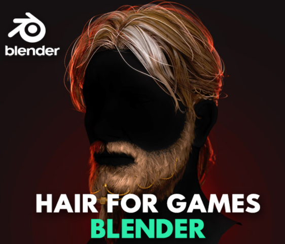 FlippedNormals – Creating Hair for Games in Blender (premium)