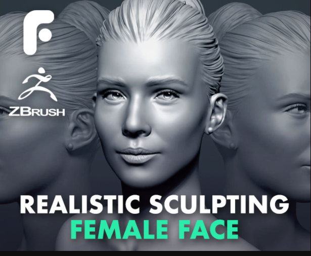 Flippednormals – Sculpting a Realistic Female Face in Zbrush (Premium)