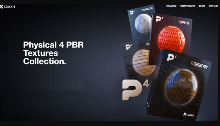 CGAxis – Physical 4 PBR Textures Collection
