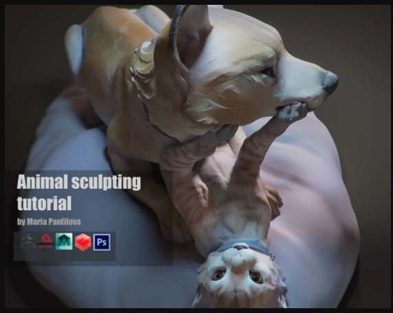 Gumroad – Artistic animal CG sculpture