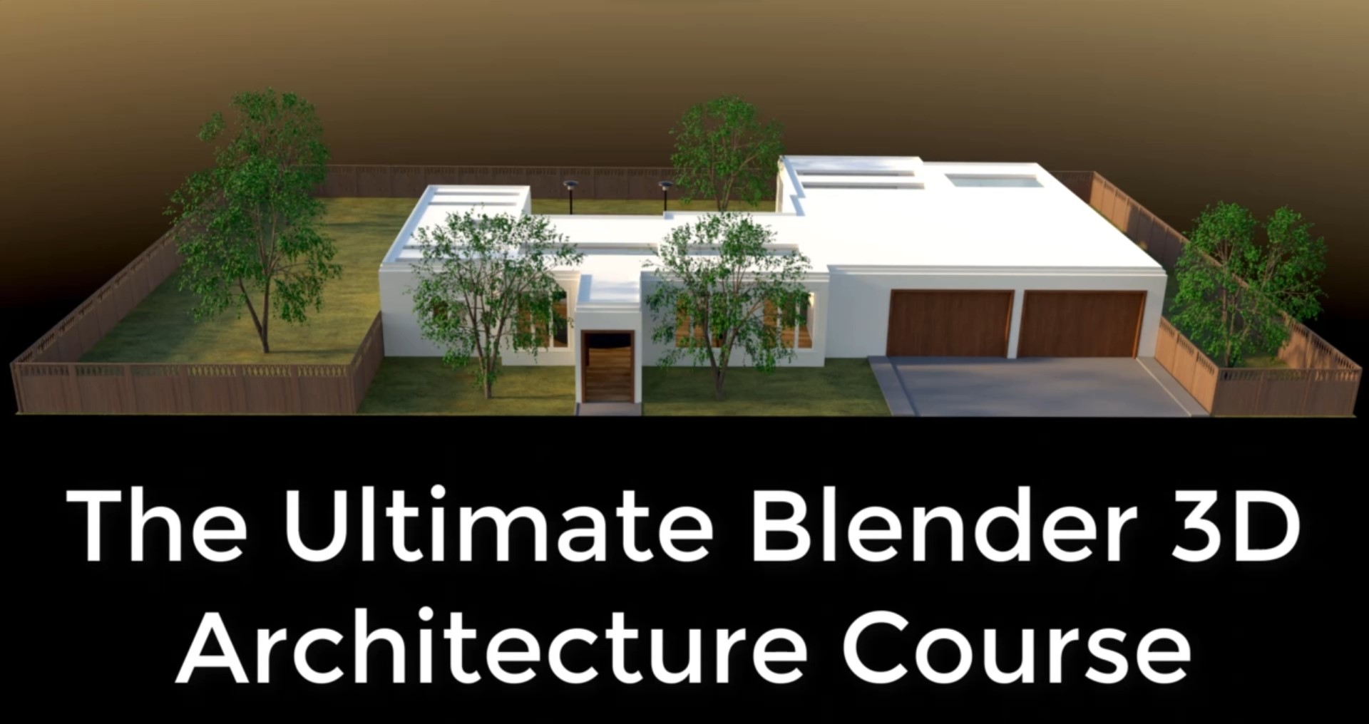 The Ultimate Blender 3D Architecture Course