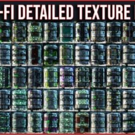 ArtStation Marketplace – 80+ Sci Fi Detailed Hard Surface Texture Material Bundle Pack (Premium)