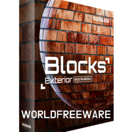 CGAxis – Blocks Exterior Brick Walls PBR Textures (Premium)