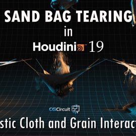 Sand Bag Tearing in Houdini: Realistic Cloth and Grain Interaction (Premium)