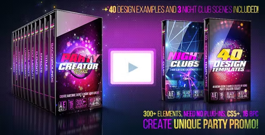 Videohive - Party Creator Package - 10107229