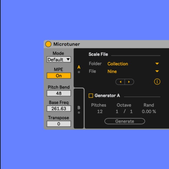 Ableton Microtuner v1.1 [Ableton Live]