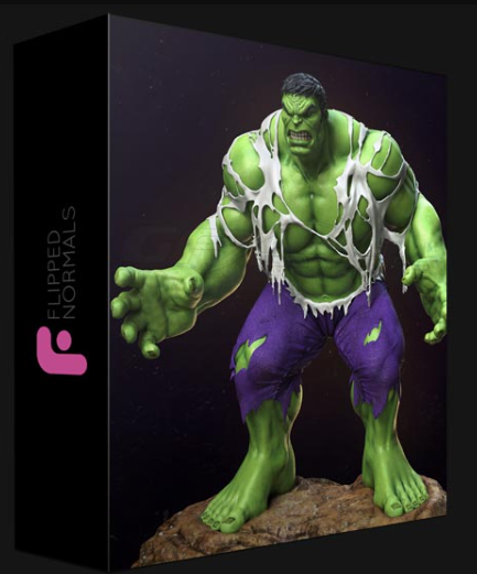 FLIPPED NORMALS – SUPERHERO ANATOMY COURSE FOR ARTISTS – THE HULK
