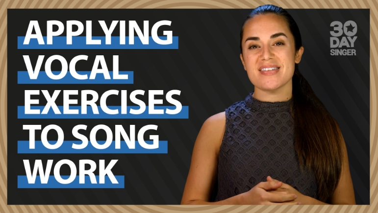 30 Day Singer Applying Vocal Exercises To Song Work [TUTORiAL]