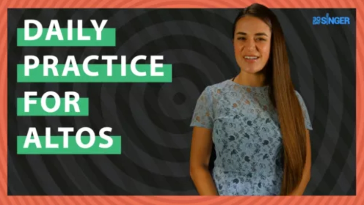 30 Day Singer Daily Practice Routine for Altos [TUTORiAL]