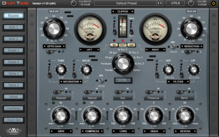 Nomad Factory Drum Tools v1.0.1.1 [WiN, MacOSX]