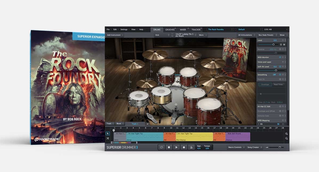 Toontrack Rock Foundry SDX Library v1.0.3 Update [WiN, MacOSX]