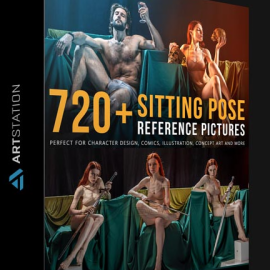 ARTSTATION – 720+ SITTING POSE REFERENCE PICTURES BY GRAFIT STUDIO (Premium)