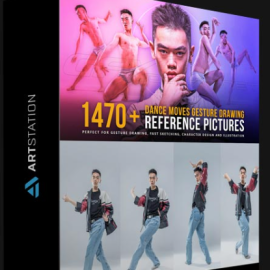 ARTSTATION – 1470+ DANCE MOVES GESTURE DRAWING REFERENCE PICTURES BY GRAFIT STUDIO (Premium)