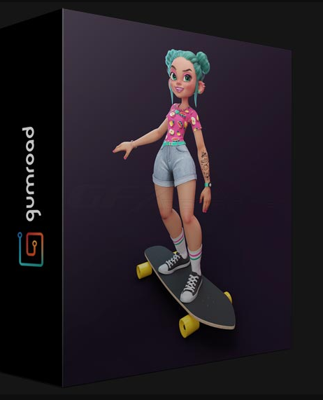 GUMROAD – 3D CHARACTER CREATION FOR ANIMATION IN BLENDER & SUBSTANCE PAINTER
