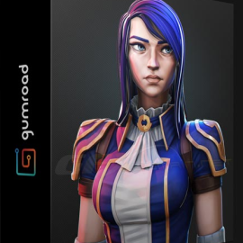 GUMROAD – CAITLYN – CHARACTER CREATION IN BLENDER – 2022 (Premium)