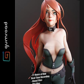 GUMROAD – THE WITCH – CHARACTER CREATION IN BLENDER (Premium)