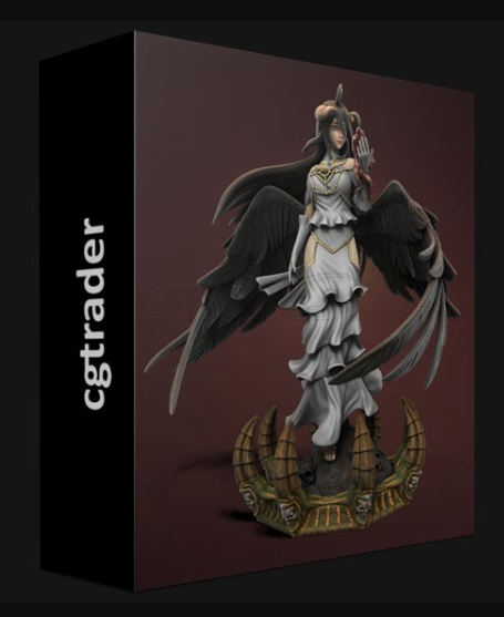 CGTRADER – ALBEDO – OVERLORD WITH NSFW 3D PRINT MODEL