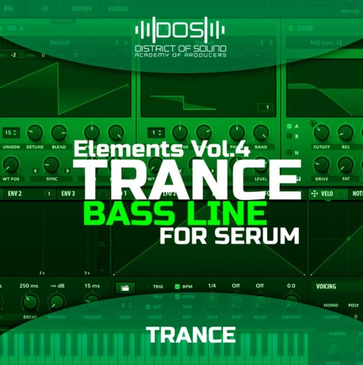 District Of Sound Elements Trance Bass Line For Serum [DAW Templates]