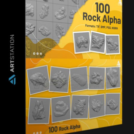 ARTSTATION – 100 ROCK ALPHA BY ALPHA HOUSE (Premium)