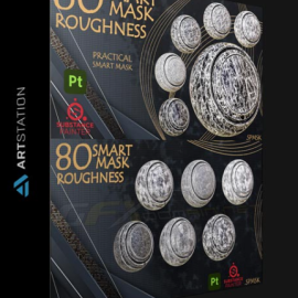 ARTSTATION – 80 PRACTICAL AND USEFUL ROUGHNESS SMART MASK HIGH QUALITY – VOL 04 BY ART TALENT STUDIO (Premium)