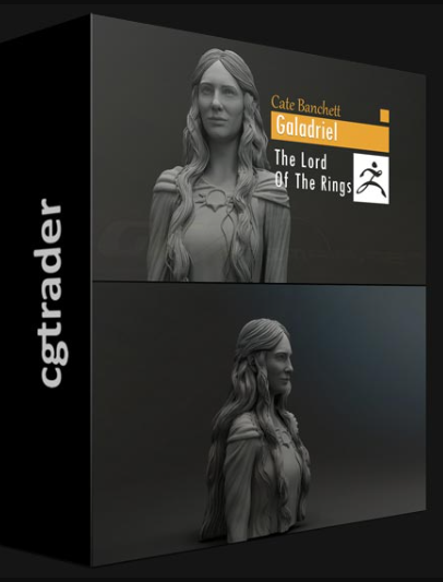 CGTRADER – CATE BLANCHET – GALADRIEL – THE LORD OF THE RINGS 3D PRINT MODEL