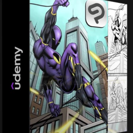 UDEMY – HOW TO DRAW A SUPERHERO SCENE – SKETCH TO COLORS (premium)