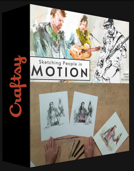 CRAFTSY – SKETCHING PEOPLE IN MOTION WITH MARC TARO HOLMES