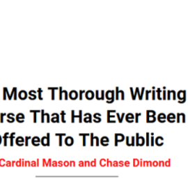Cardinal Mason & Chase Dimond – Copy MBA + The Freelancing Masterclass (Premium)