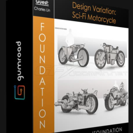 GUMROAD – FOUNDATION PATREON – DESIGN VARIATION: SCI-FI MOTORCYCLE WITH CHARLES LIN (Premium)