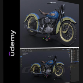 UDEMY – BLENDER 3 MOTORCYCLE CREATION (Premium)