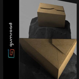 GUMROAD – PERFECT CARDBOARD-PAPER LOOK: REALISTIC, CUSTOMIZABLE MATERIALS FOR 3D SCENES AND DESIGNS (Premium)