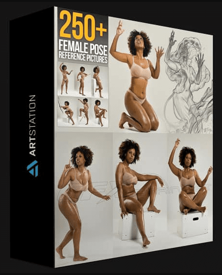 ARTSTATION – 250+ FEMALE POSE REFERENCE PICTURES BY GRAFIT STUDIO