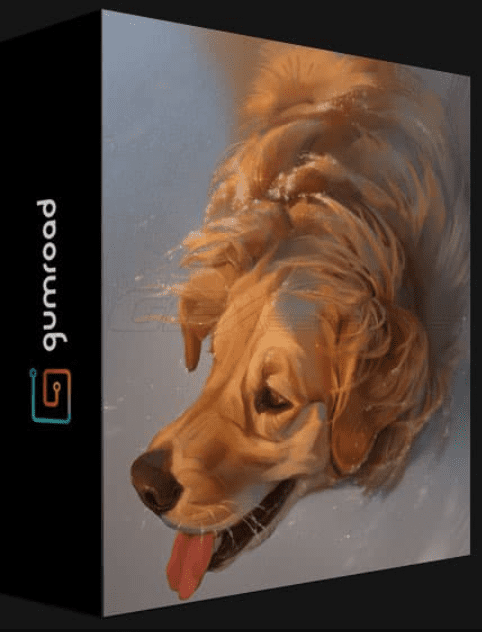 GUMROAD – DOG PORTRAIT TUTORIAL & BRUSH PACK