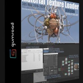 GUMROAD – MATERIAL TEXTURE LOADER 1.7.10 FOR 3DS MAX 2016 – 2023 WIN X64 (Premium)