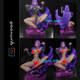 GUMROAD – RAVEN WITH NSFW VERSION AND MINIATURES 3D PRINT MODEL (Premium)