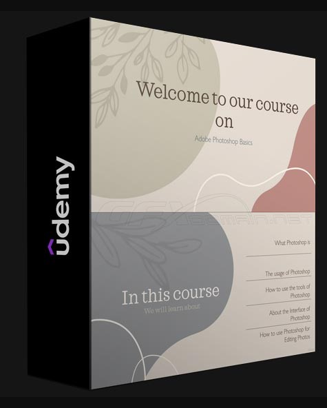 UDEMY – ADOBE PHOTOSHOP COURSE FROM BASIC TO ADVANCED FOR GRAPHICS