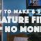 SKILLSHARE – MAKE AND SELL A FEATURE FILM WITH NO MONEY : A LOW BUDGET FILMMAKING MASTERCLASS (premium)