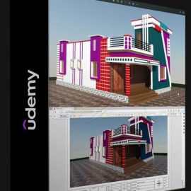 UDEMY – AUTOCAD 2D & 3D MODERN HOUSE DESIGN COURSE – 1 (Premium)