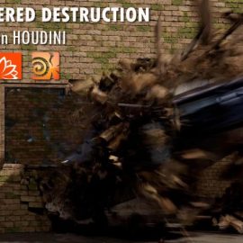 CGCircuit – Multi layered destruction in Houdini (Premium)
